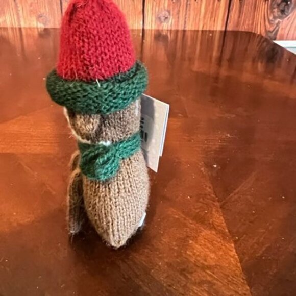 Handmade Mélange Collection Alpaca Wool & Acrylic Dog Christmas Ornament - Picture 6 of 7